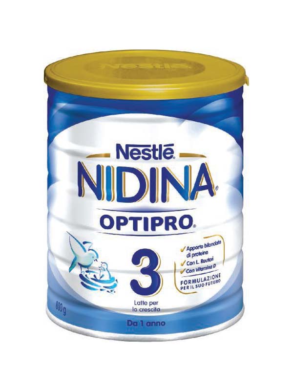 NIDINA 3 LATTE POLVERE 800GR :  : NESTLE