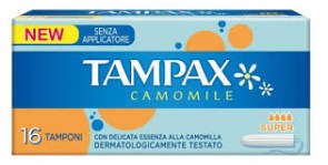 TAMPAX CAMOMILE SUPER 16PZ : 4015400687443