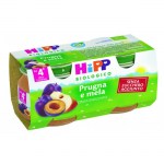 HIPP BIO OMOGENIZZATO PRUGNA MELA 2X80GR : 4062300031579