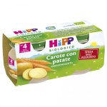 HIPP BIO OMOGENIZZATO CAROTE PATATE 2X80 : 4062300093430