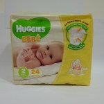 HUGGIES EXTRA CARE BEBE 3-6KG 24PZ : 5029053550275