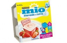 MIO MERENDA LATTE FRAGOLA  4X100GR : 7613033780622