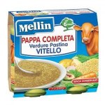 MELLIN VERDURE PASTINA E VITELLO 2X250G : 8000050534908