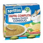 MELLIN VERDURE PASTINA E CONIGLIO 2X250G : 8000050548509