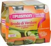 PLASMON BRODO DI VERDURE 4X125ML : 8001040062203