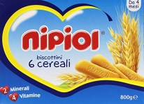 NIPIOL BISCOTTO 6 CEREALI 800GR : 8001040100301