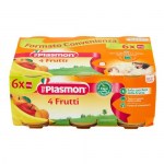 PLASMON 4 FRUTTI 6x104GR : 8001040102923