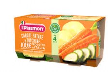 PLASMON CAROTE PATATE E ZUCCHINE 4X80GR : 8001040418864