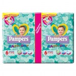 PAMPERS BABY DRY PACCO DOPPIO EXTRALARGE : 8001480093973
