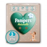 PAMPERS NATURELLO MIDI 4/9 KG 22PZ : 8001480300682