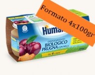 HUMANA OMO PRUGNA CON MELA 4X100GR : 8031575961092