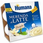 HUMANA MERENDA LATTE VANIGLIA 4X100GR : 8031575970018