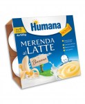 HUMANA MERENDA LATTE BANANA 4X100GR : 8031575970025