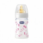 CHICCO WELL BEING VETRO BIB 150ML SIL RS : 8058664057283