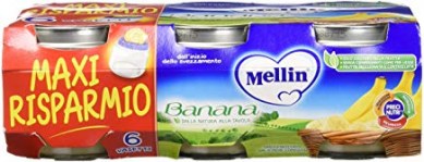 MELLIN OMOGENEIZZATO BANANA 6X100GR : 8591119003287