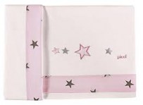 PICCI SET LENZUOLA 3PZ NIDO E STELLA ROS : 9911009239579